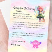 Gepersonaliseerde Tand Fairy Letter - Voor Kindere Kaart