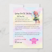 Gepersonaliseerde Tand Fairy Letter - Voor Kindere Kaart (Voorkant)