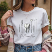 Gepersonaliseerde Tandarts Professionele Tandheelk T-shirt