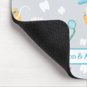 Gepersonaliseerde tandartspraktijk Tandheelkundige Muismat (Hoek)