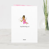 Gepersonaliseerde tandenfee Kaart (Achterkant)