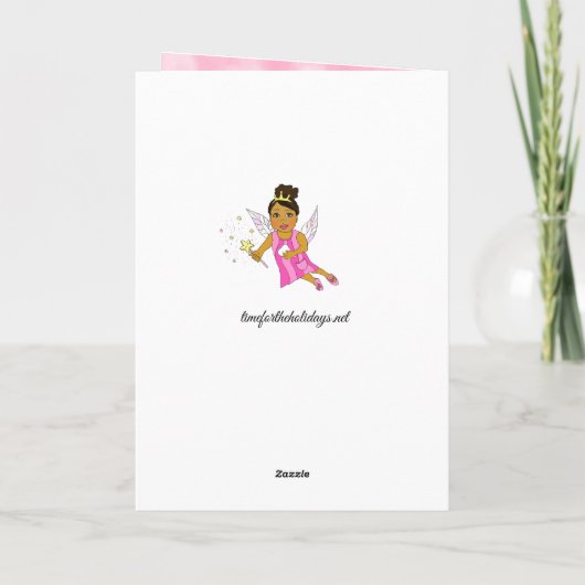 Gepersonaliseerde tandenfee Kaart (Achterkant)