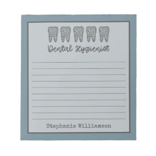 Gepersonaliseerde tandheelkundige apotheker   RDH  Notitieblok