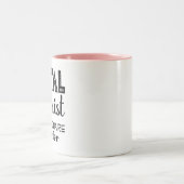 Gepersonaliseerde tandheelkundige apotheker tweekleurige koffiemok (Center)