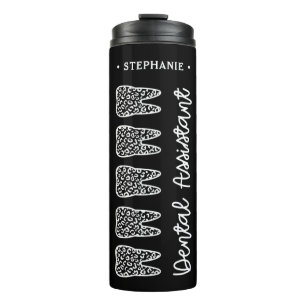 Gepersonaliseerde Tandheelkundige Assistent Leopar Thermosbeker