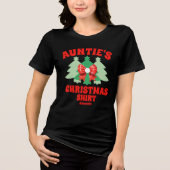 Gepersonaliseerde Tante's Christmas Shirt (Voorkant)