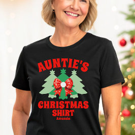 Gepersonaliseerde Tante's Christmas Shirt