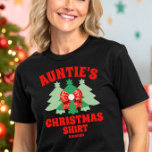 Gepersonaliseerde Tante's Christmas Shirt