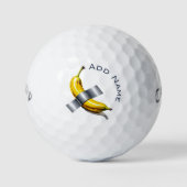 Gepersonaliseerde Taped Banana Callaway golfballen (Voorkant)