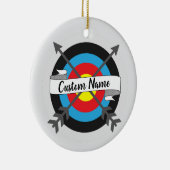 Gepersonaliseerde Target Pijlen en Kerst Ornament (Rechts)