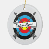 Gepersonaliseerde Target Pijlen en Kerst Ornament (Links)