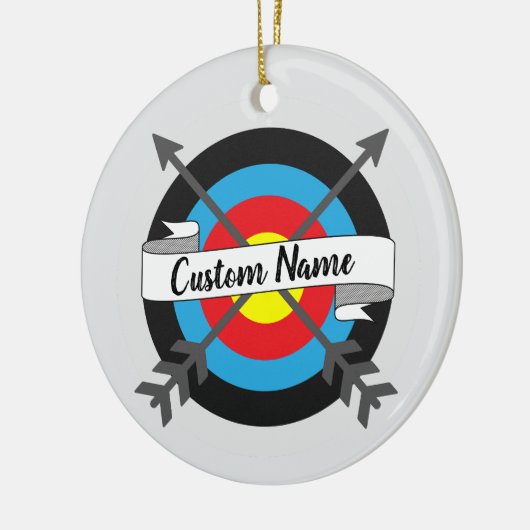 Gepersonaliseerde Target Pijlen en Kerst Ornament (Links)
