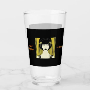 Gepersonaliseerde Tarot Tumbler Art Deco Flapper M