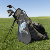 Gepersonaliseerde Tarpon Whisperer Dark Gevist Han Golfhanddoek (Groen)