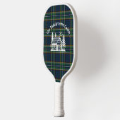 Gepersonaliseerde Tartan Family Cabin Pickleball P Paddle (Links)