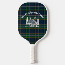 Gepersonaliseerde Tartan Family Cabin Pickleball P Pickleball Paddle