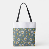 "Gepersonaliseerde tas: Sappige Narcissus" Tote Bag (Achterkant)