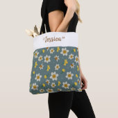 "Gepersonaliseerde tas: Sappige Narcissus" Tote Bag (Dichtbij)