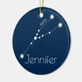 Gepersonaliseerde Taurus Constellation Ornament (Links)