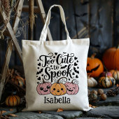 Gepersonaliseerde te Schattigee pompoen Trick or t Tote Bag
