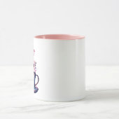 Gepersonaliseerde Tea Cup of Flowers Mok (Midden)