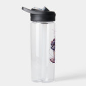 Gepersonaliseerde   Tea Cup of Flowers Waterfles (Rechts)