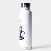 Gepersonaliseerde   Tea Cup of Flowers Waterfles (Links)