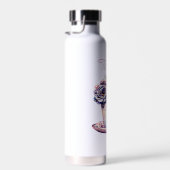 Gepersonaliseerde   Tea Cup of Flowers Waterfles (Rechts)