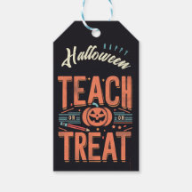 Gepersonaliseerde Teach or Treat Gift label