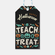 Gepersonaliseerde Teach or Treat Gift label