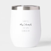 Gepersonaliseerde Teacher Tumbler – aangepast beri (Achterkant)