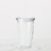 GEPERSONALISEERDE TEAM BRIDE BRIDAL PARTY TUMBLER ACRYL DRINKBEKER (Rechts)