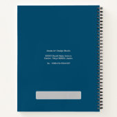 Gepersonaliseerde Team Slogan Adres Naam Notitiebo Notitieboek (Achterkant)