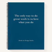 Gepersonaliseerde Team Slogan Adres Naam Notitiebo