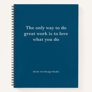 Gepersonaliseerde Team Slogan Adres Naam Notitiebo Notitieboek