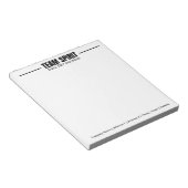 Gepersonaliseerde Team Spirit Personeel Kantoor Co Notitieblok (Schuin)