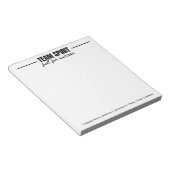 Gepersonaliseerde Team Spirit Personeel Kantoor Co Notitieblok (Schuin)