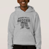 Gepersonaliseerde Team Voetbal Hoodies (Voorkant)