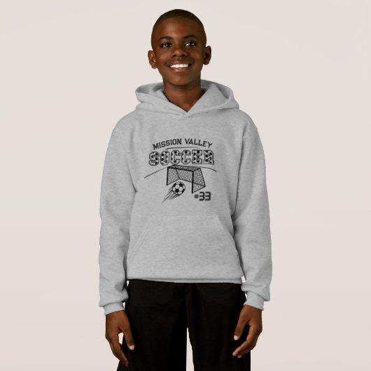 Gepersonaliseerde Team Voetbal Hoodies (Voorkant volledig)