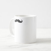 Gepersonaliseerde teamgroep hier de heer Mustache Koffiemok (Voorkant links)