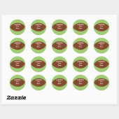 Gepersonaliseerde teamnaam Football, stickers (Vel)