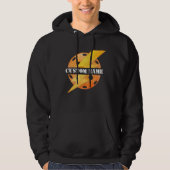 Gepersonaliseerde teamnaam Sweatshirt, Pickleball  Hoodie (Voorkant)