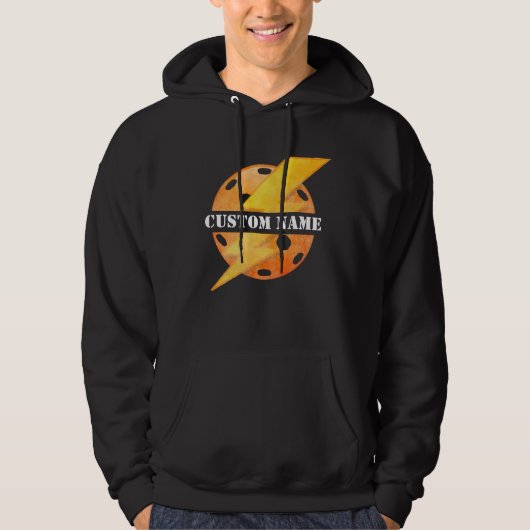 Gepersonaliseerde teamnaam Sweatshirt, Pickleball  Hoodie (Voorkant)