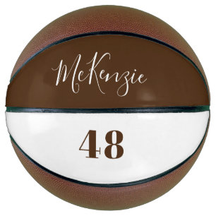 Gepersonaliseerde teamspeler Naam en nummer Basketbal