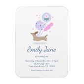 Gepersonaliseerde Teckel Liefhebber Verjaardagsfee Magneet (Verticaal)