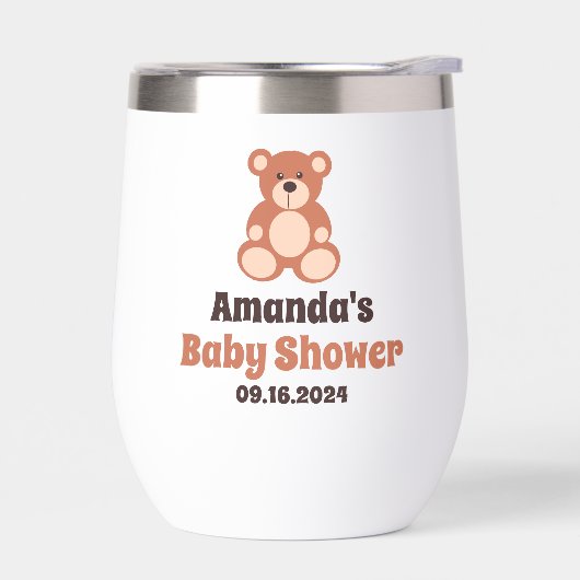 Gepersonaliseerde Teddy Bear Baby shower Party Fav (Links)