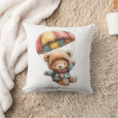Gepersonaliseerde teddybeer met parachute kussen (Deken)