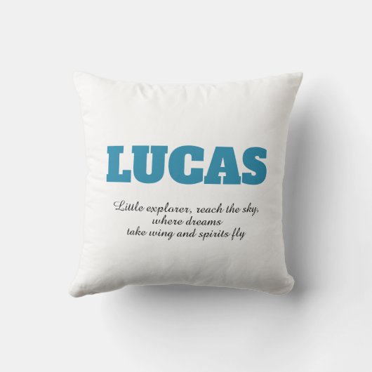 Gepersonaliseerde teddybeer met parachute kussen (Achterkant)