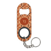 Gepersonaliseerde Tegel look Decoratieve flesopene Mini Flessenopener (Achterkant)