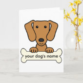 Gepersonaliseerde Tekkel Kaart (Gele Bloem)